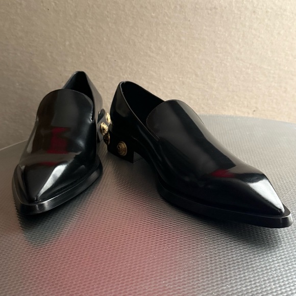 Balmain Other - Balmain black pointy toe loafers